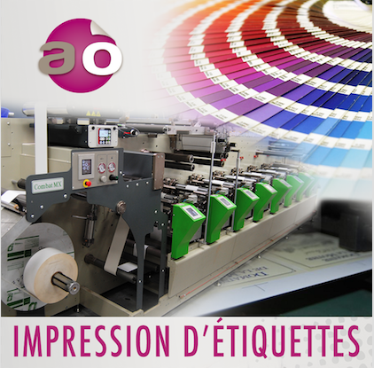 impression d'étiquette